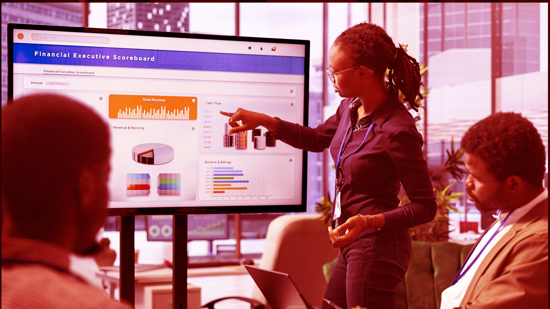 Image d'une équipe travaillant sur un projet